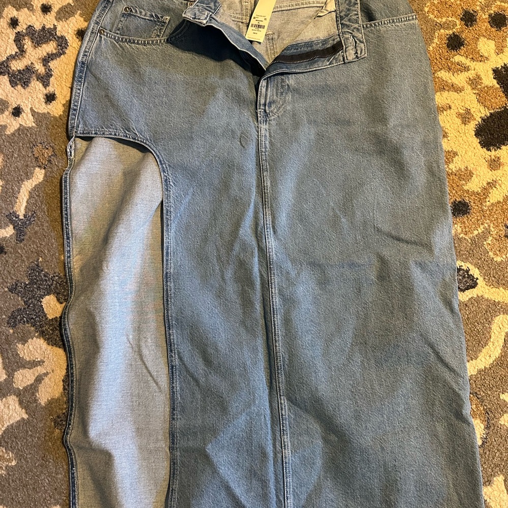 Francesca's Collections Men's Washed Blue Straight Jeans